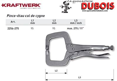 Pince-étau "C" 11" 275 mm