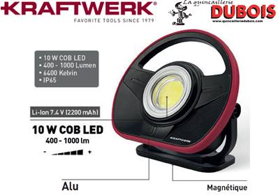Baladeuse de travail LED W1000, rechargeable promotion