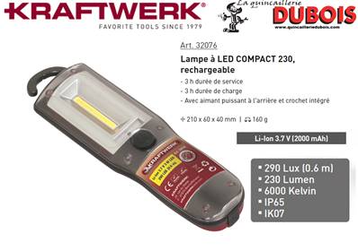 Lampe COB à accu Li-Ion 3.6 V KW promotion